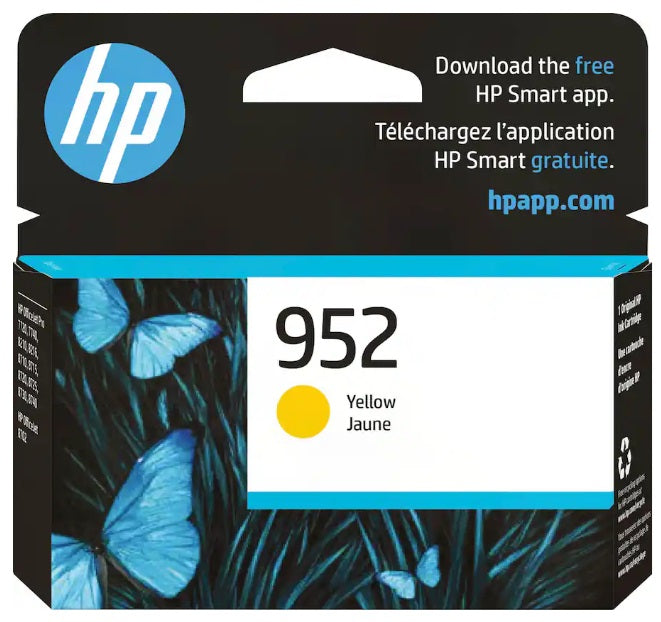 HP - 952 Standard Capacity Ink Cartridge - Yellow