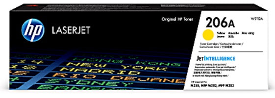 HP 206A Yellow Toner Cartridge