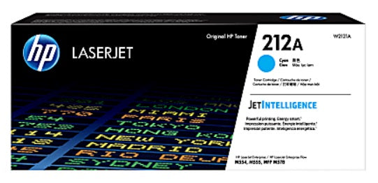 HP 212A Cyan Toner Cartridge, W2121A