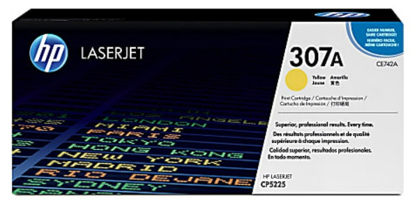 HP 307A Yellow Toner Cartridge
