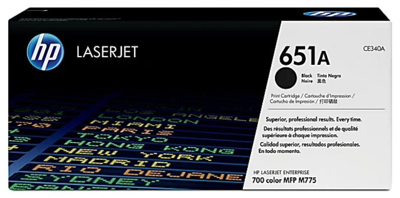 HP 651A Black Toner Cartridge