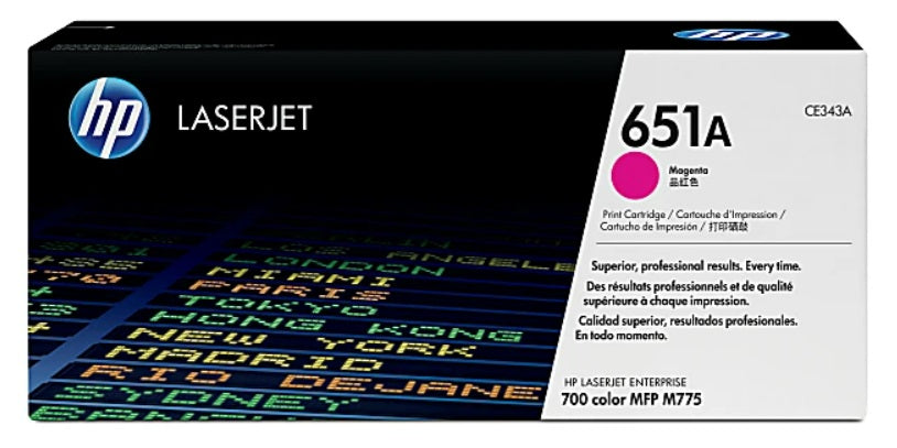HP 651A Magenta Toner Cartridge