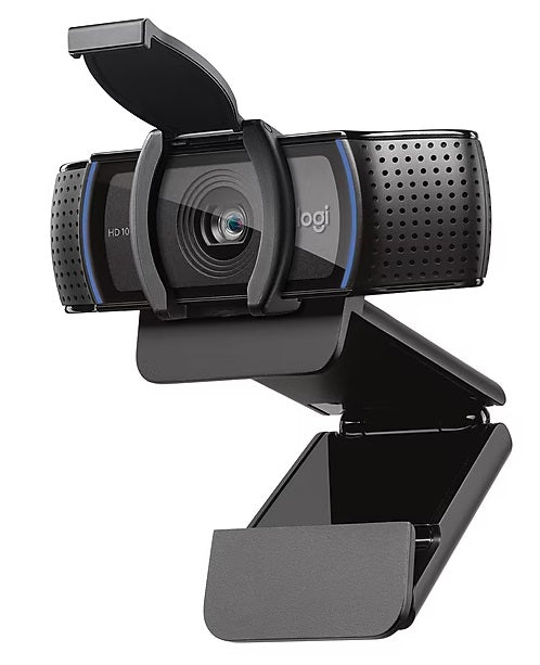 Logitech C920S Pro 1080p HD Webcam, Black