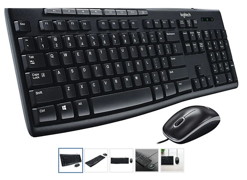 Logitech® Media Combo Keyboard and Mouse