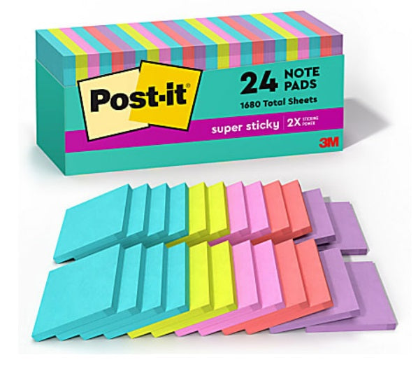 Post-IT Super Sticky Notes