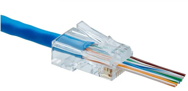 Cat5e Pass Through RJ45 Connectors｜Unshielded