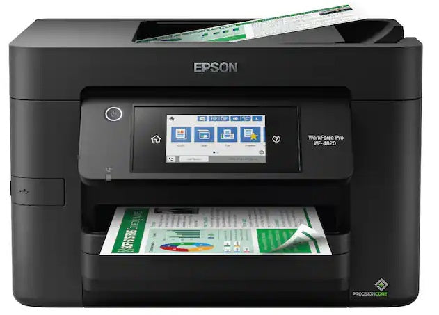 Epson - WorkForce Pro WF-4820 Wireless All-in-One Inkjet Printer - Black