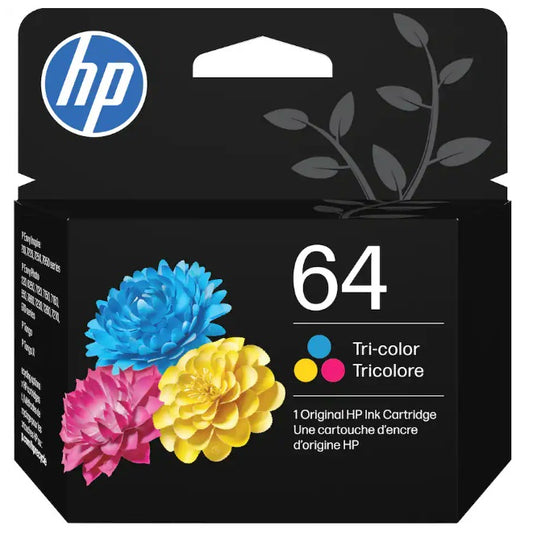 HP - 64 Standard Capacity Ink Cartridge - Tri-color