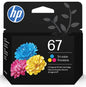 HP - 67 Standard Capacity Ink Cartridge - Tri-color