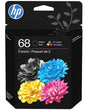 HP - 68 2-Pack Standard Capacity Ink Cartridges - Black/Tri-color