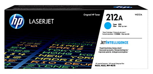 HP 212A Cyan Toner Cartridge, W2121A