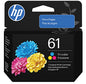 HP 61 Tri-Color Original Ink Cartridge