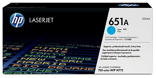 HP 651A Cyan Toner Cartridge