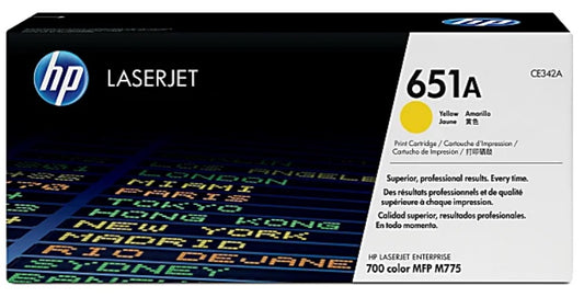HP 651A Yellow Toner Cartridge