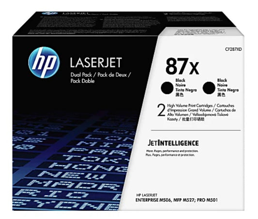HP 87X Black High Yield Toner Cartridges