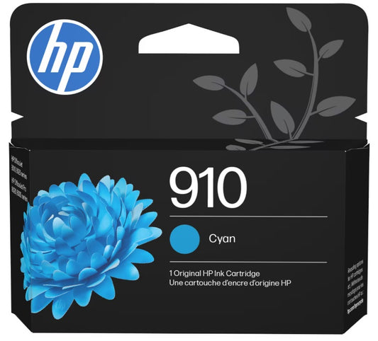 HP 910 Cyan Standard Yield Ink Cartridge