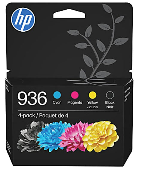 HP 936 CMYK Original Ink Cartridges