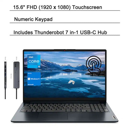 Lenovo - IdeaPad 1 15.6" Touchscreen Laptop - Intel Core i5