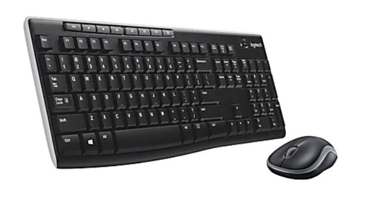 Logitech® MK270 Wireless Straight Full-Size Keyboard & Mouse